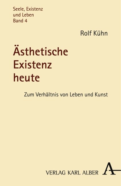 Asthetische Existenz heute (Paperback)