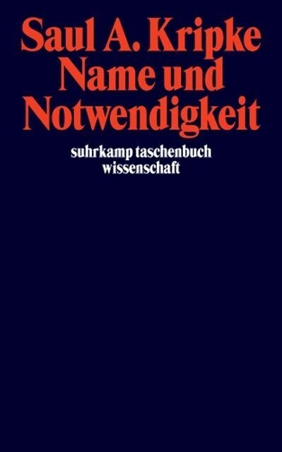 Name und Notwendigkeit (Paperback)