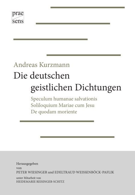 Die deutschen geistlichen Dichtungen (Hardcover)