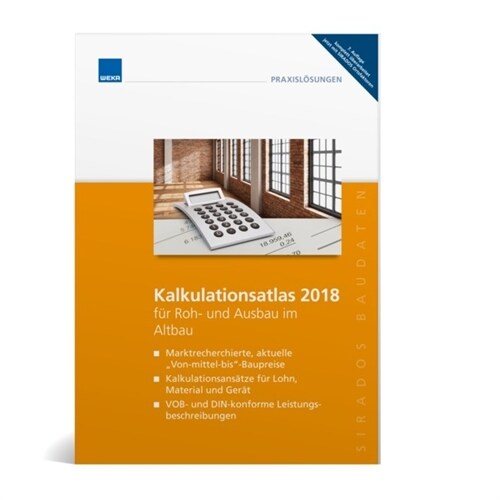 Kalkulationsatlas 2018 fur Roh- und Ausbau im Altbau (Paperback)