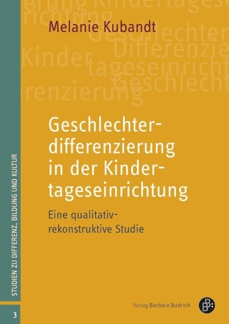 Geschlechterdifferenzierung in der Kindertageseinrichtung (Paperback)