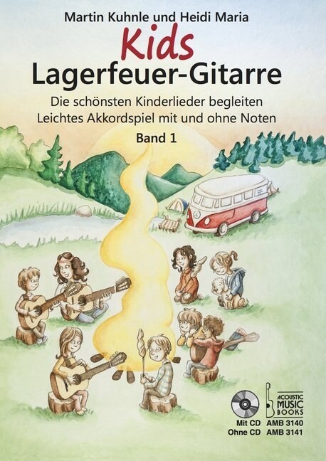 Kids Lagerfeuer-Gitarre, m. Audio-CD. Bd.1 (Sheet Music)