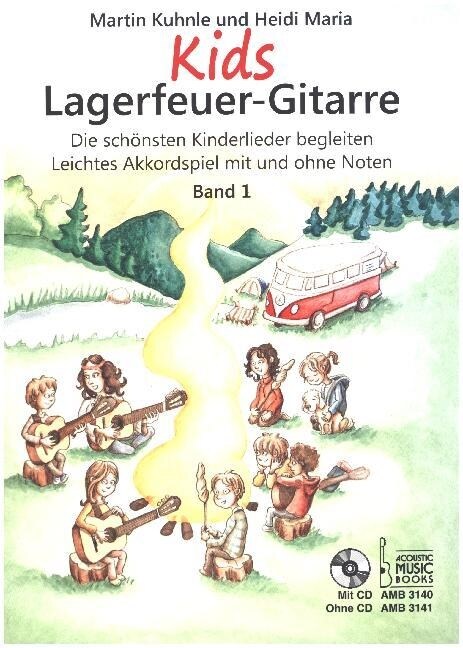 Kids Lagerfeuer-Gitarre. Bd.1 (Sheet Music)