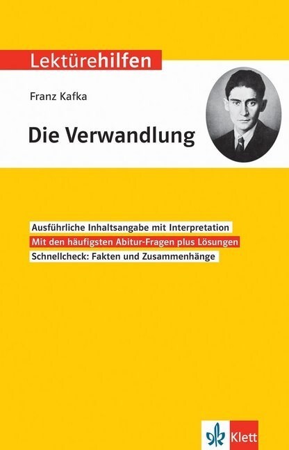 Klett Lekturehilfen Franz Kafka, Die Verwandlung (Paperback)