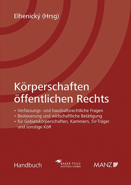 Korperschaften offentlichen Rechts (f. Osterreich) (Hardcover)