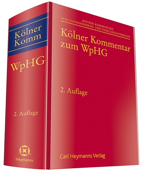 Kolner Kommentar zum WpHG (Hardcover)