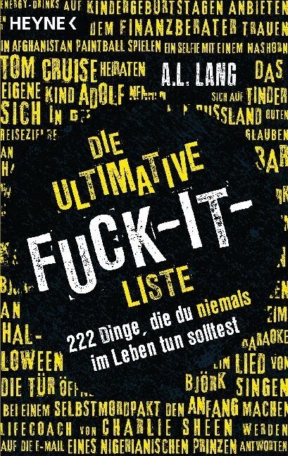 Die ultimative Fuck-it-Liste (Paperback)
