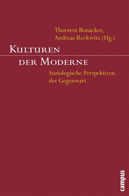 Kulturen der Moderne (Paperback)