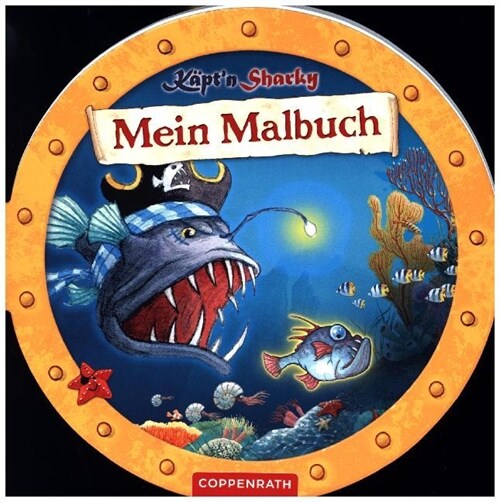 Kaptn Sharky: Mein Malbuch (Tiefsee) (Paperback)