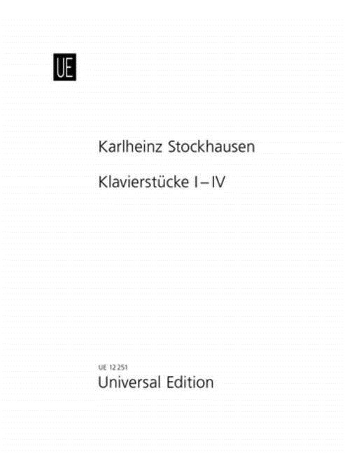 Klavierstucke I-IV (Sheet Music)