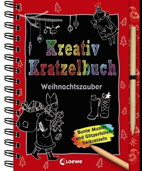 Kreativ-Kratzelbuch: Weihnachtszauber (Paperback)