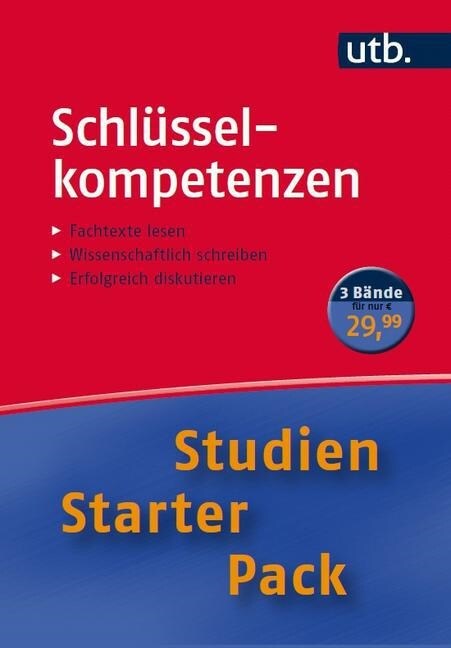 Studien-Starter-Pack - Schlusselkompetenzen (Paperback)