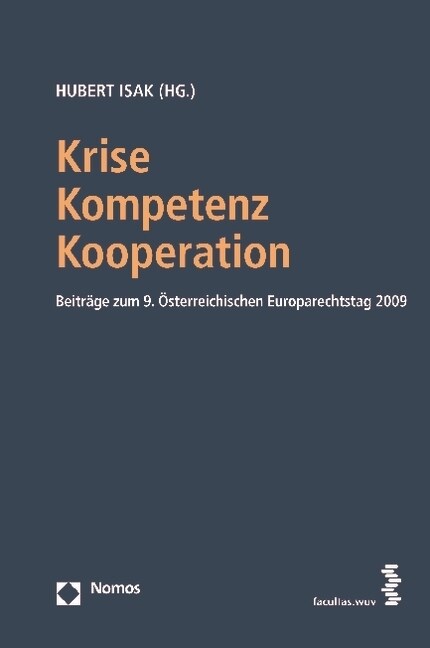 Krise - Kompetenz - Kooperation (Paperback)