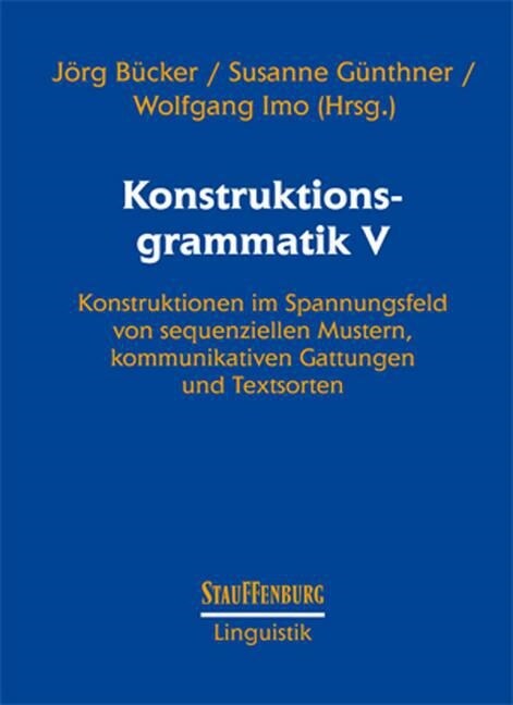 Konstruktionsgrammatik V (Paperback)