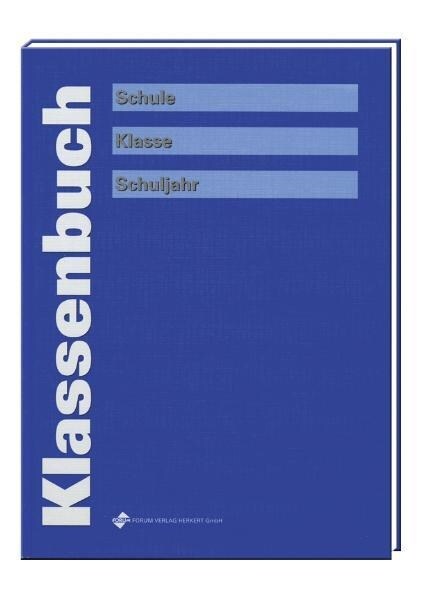 Klassenbuch (blau) (Hardcover)