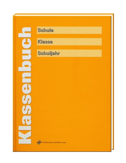 Klassenbuch (sonnengelb) (Hardcover)