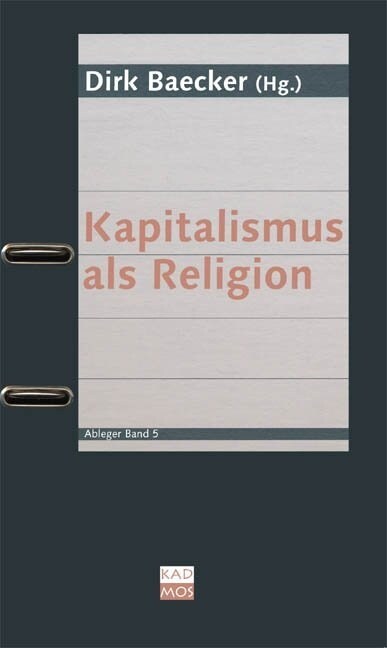 Kapitalismus als Religion (Paperback)