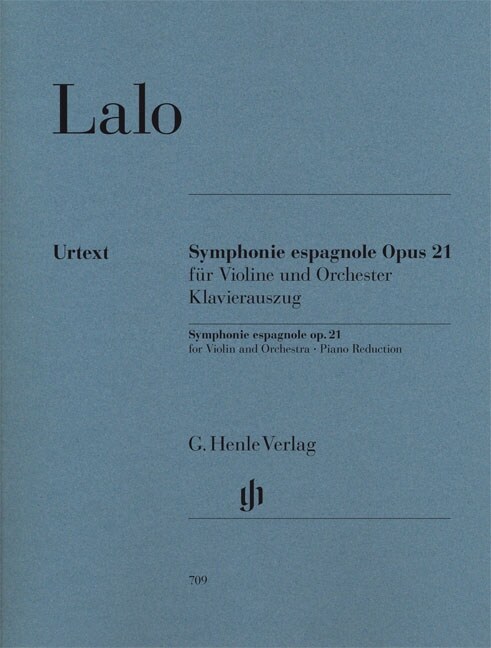 Symphonie espagnole fur Violine und Orchester d-Moll op.21, Klavierauszug (Sheet Music)