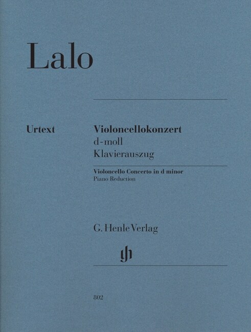 Violoncellokonzert d-moll, Klavierauszug (Sheet Music)