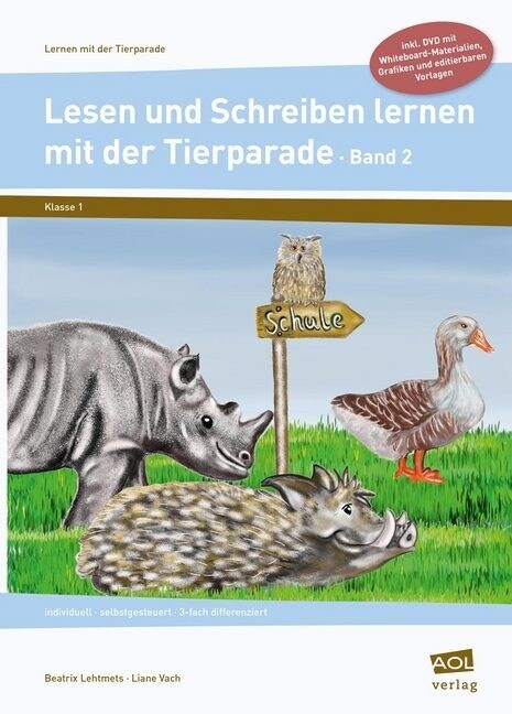 Lesen und Schreiben lernen mit der Tierparade, m. DVD-ROM. Bd.2 (Paperback)