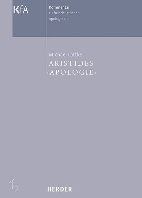 Aristides apologie (Hardcover)