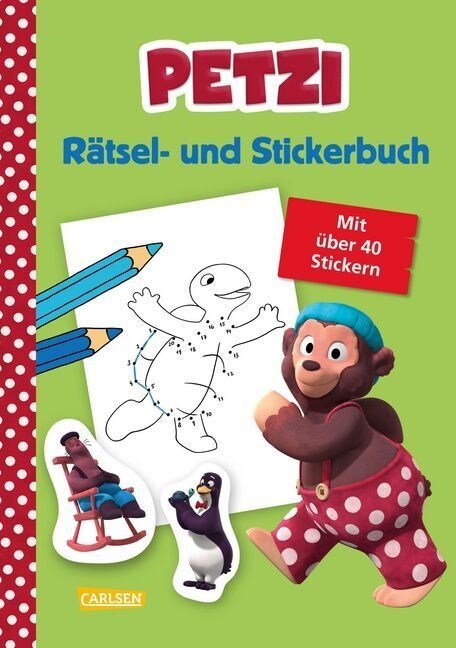 Petzi: Ratsel- und Stickerbuch (Paperback)