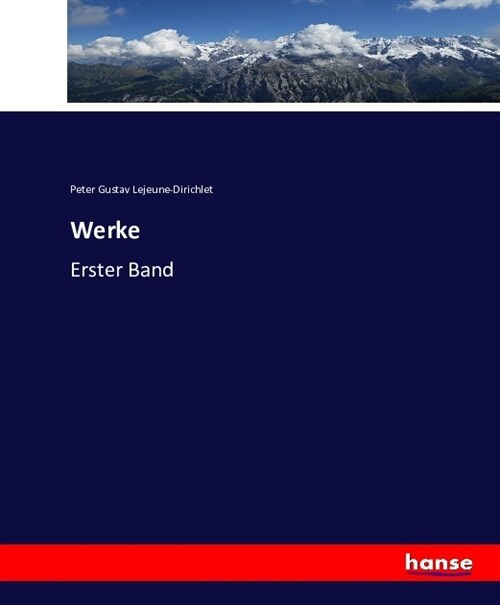 Werke: Erster Band (Paperback)