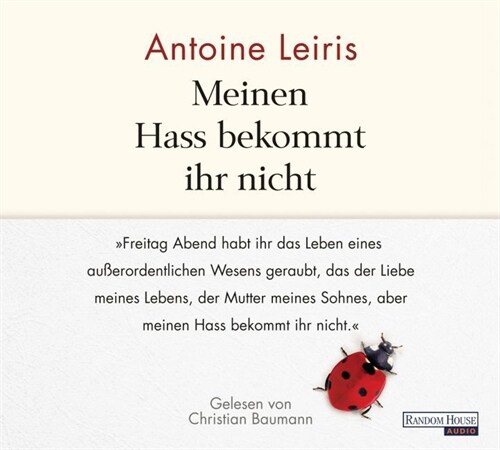 Meinen Hass bekommt ihr nicht, 2 Audio-CDs (CD-Audio)