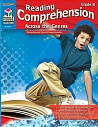 Reading Comprehension Across the Genres: Reproducible Grade 8 (Paperback)