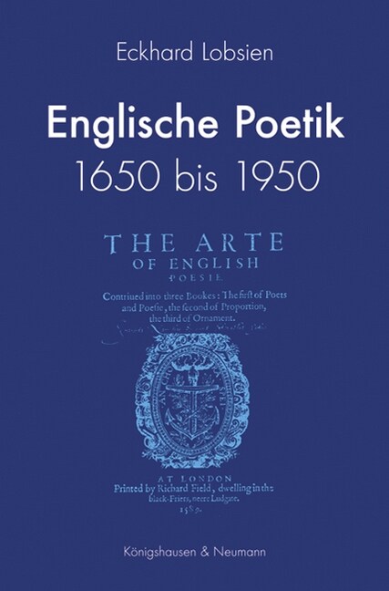 Englische Poetik 1650 bis 1950 (Paperback)