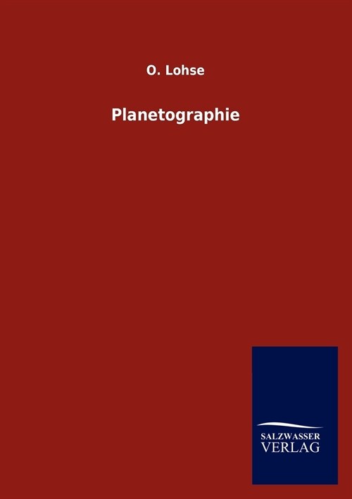 Planetographie (Paperback)