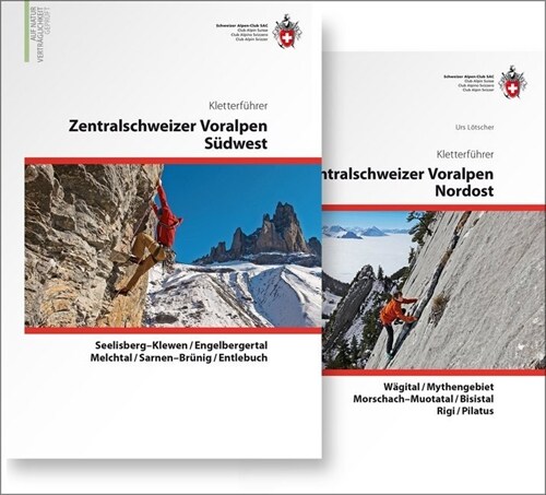 Kletterfuhrer Zentralschweizerische Voralpen Sudwest / Nordost, 2 Bande (Paperback)