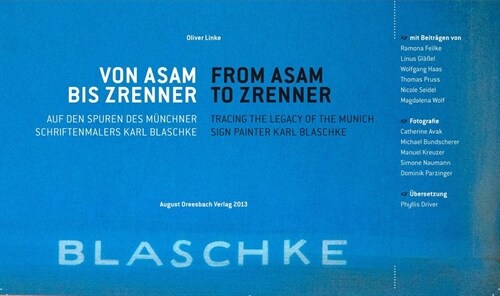 Von Asam bis Zrenner. From Asam to Zrenner (Paperback)