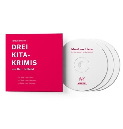 3 x Horbuch Kita-Krimi Mord aus Liebe, Mord aus Eifersucht, Mord aus Versehen, 3 Audio-CDs (CD-Audio)