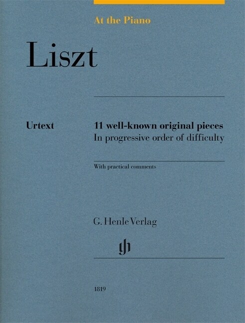 At The Piano - Liszt (Sheet Music)