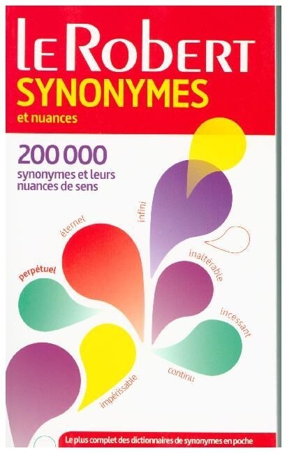 Le Robert Dictionnaire des synonymes et nuances (Paperback)