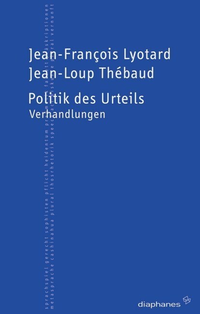 Politik des Urteils (Paperback)