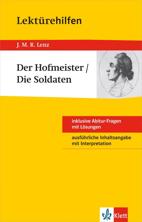 Lekturehilfen J.M.R. Lenz Der Hofmeister / Die Soldaten (Paperback)