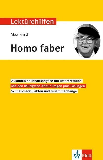 Lekturehilfen Max Frisch Homo faber (Paperback)