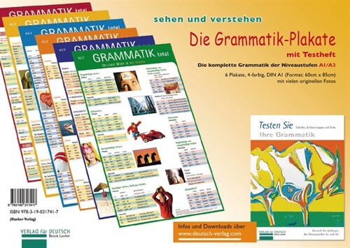 Die Grammatik-Plakate mit Testheft (Poster)