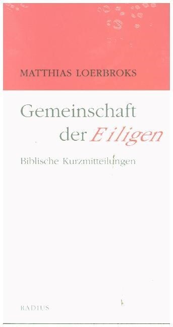 Gemeinschaft der Eiligen (Paperback)