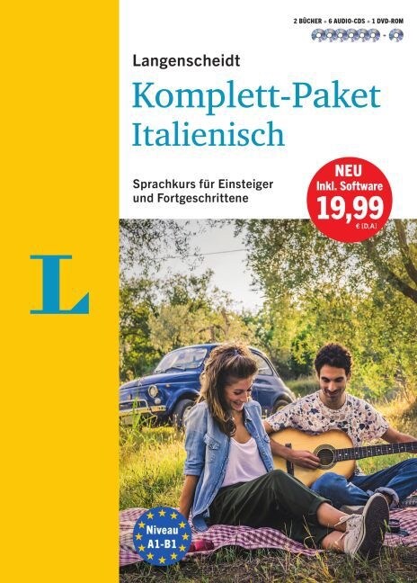 Langenscheidt Komplett-Paket Italienisch, 2 Bucher, 6 Audio-CDs, 1 DVD-ROM, MP3-Download (Paperback)