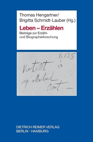 Leben - Erzahlen (Paperback)