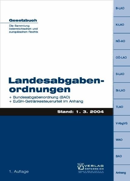 Landesabgabenordnung (Paperback)