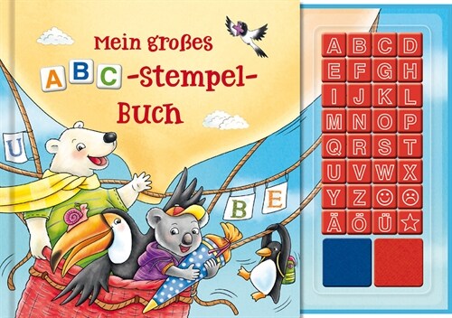 Mein großes ABC-Stempelbuch (Hardcover)