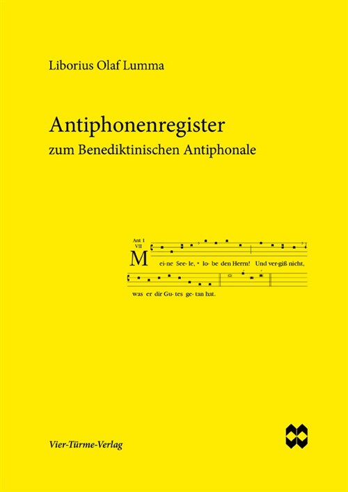 Antiphonenregister zum Benediktinischen Antiphonale (Pamphlet)