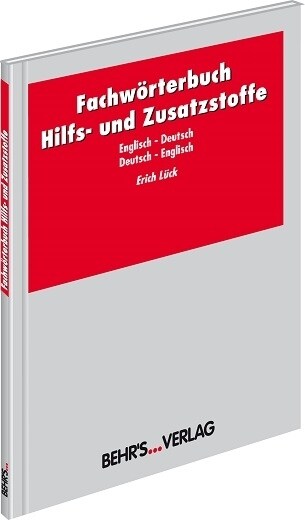 Fachworterbuch Hilfs- und Zusatzstoffe (Paperback)