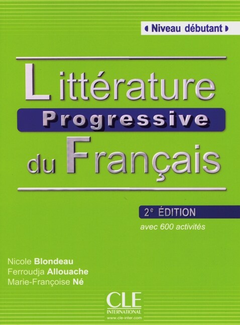 Litterature progressive du Francais - Niveau debutant, m. Audio-CD (Paperback)