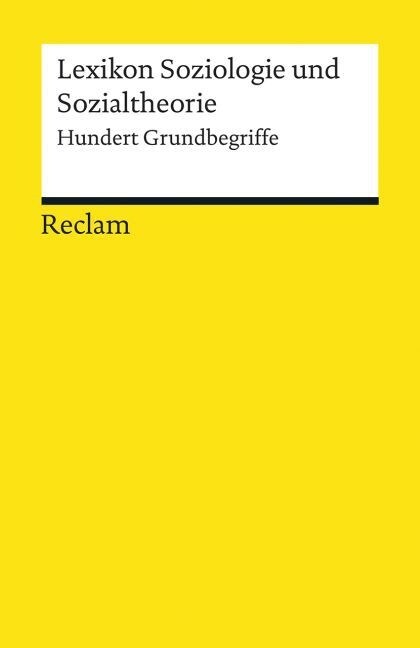 Lexikon Soziologie und Sozialtheorie (Paperback)