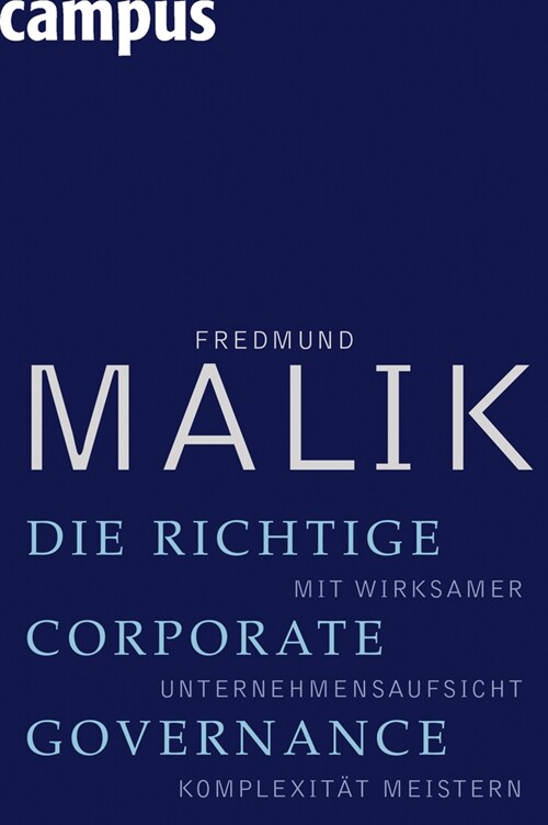 Die richtige Corporate Governance (Hardcover)